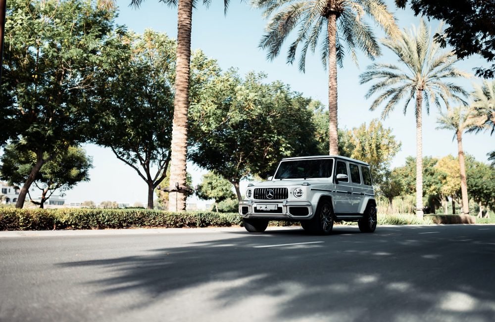 Iconic Mercedes G63 AMG for rent in Dubai offering high performance luxury comfort and advanced features for a premium driving experience