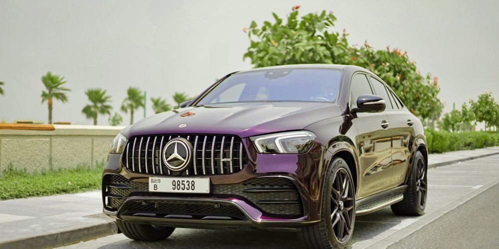 Luxurious Mercedes GLE53 AMG 2023 for rent in Dubai offering sporty performance advanced technology and premium comfort for an exceptional driving experience